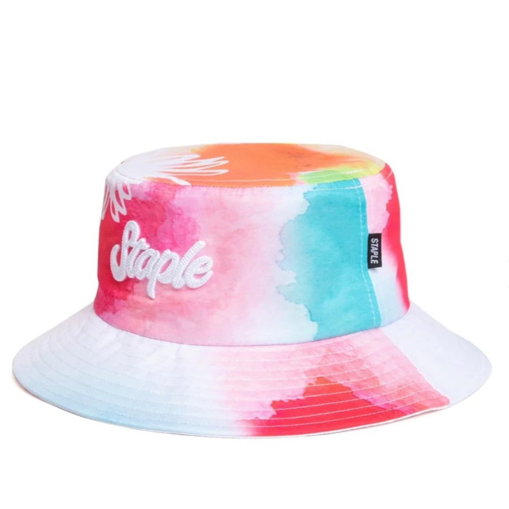 Staple watercolor bucket hat